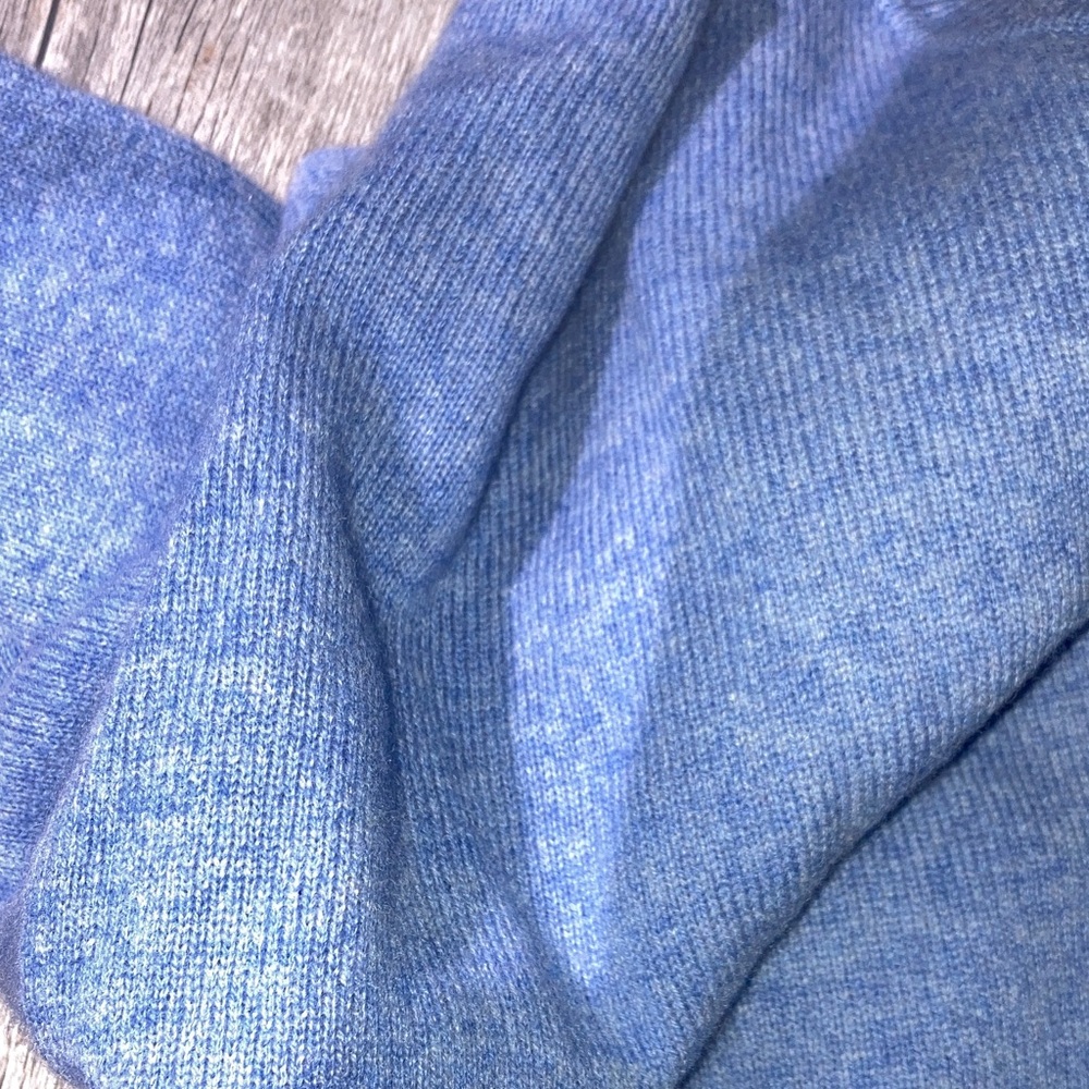 Magaschoni Cashmere Blue Sweater - Picture 6 of 6